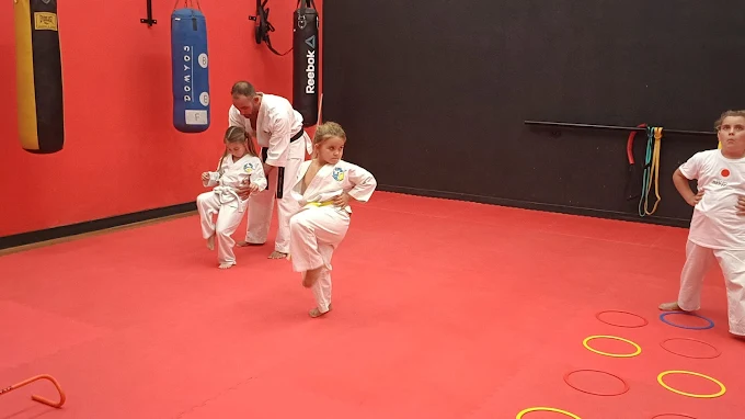 Entrenamiento de karate infantil